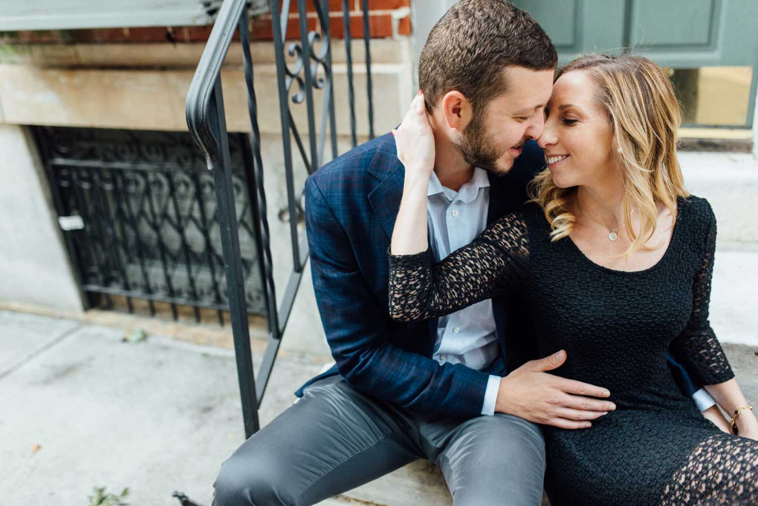 Rachel + Jeff - Rittenhouse Square Engagement Session - Philadelphia Wedding Photographer - Alison Dunn Photography photo