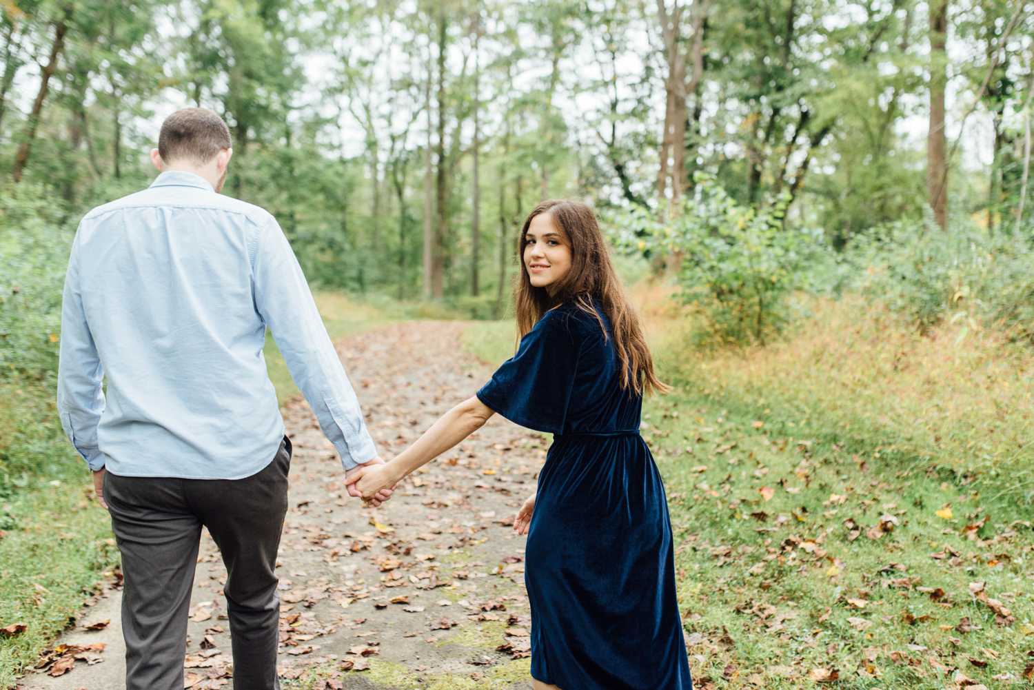 Emma + Peter - Ridley Creek State Park Engagement Session - Philadelphia Wedding Photographer - Alison Dunn Photography photo