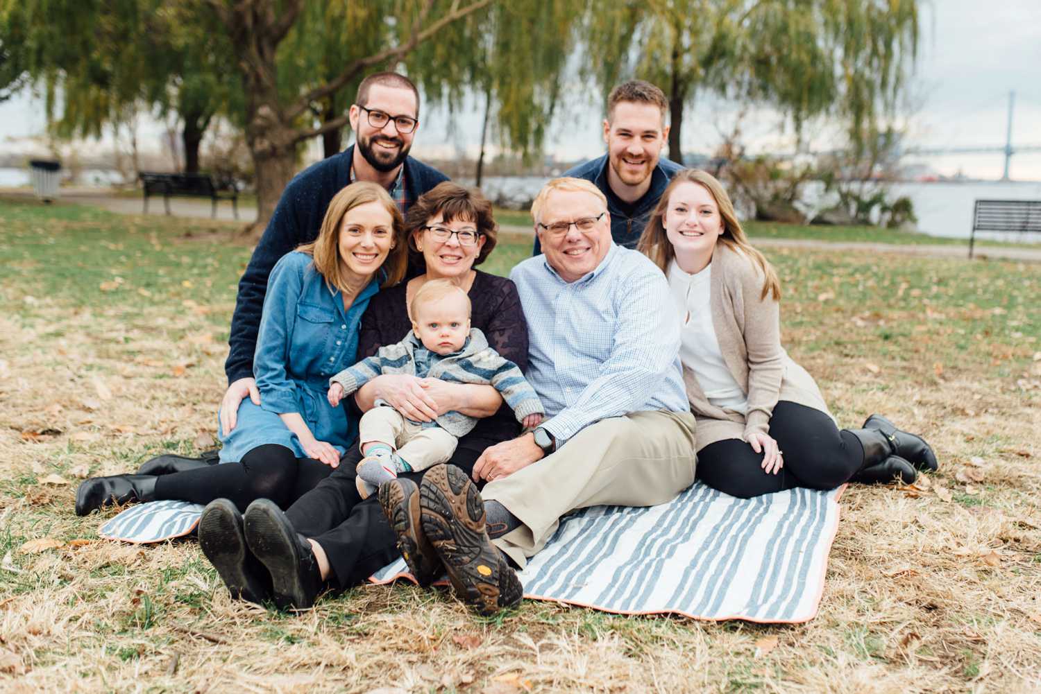 Lutz Family - Penn Treaty Park Family Portrait - Philadelphia Family Photographer - Alison Dunn Photography photo