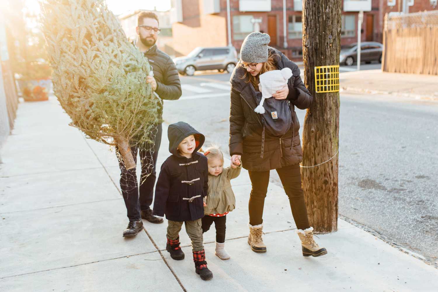 Gulish Family - Greensgrow Farm Christmas Tree - Philadelphia Family Lifestyle Photographer - Alison Dunn Photography photo