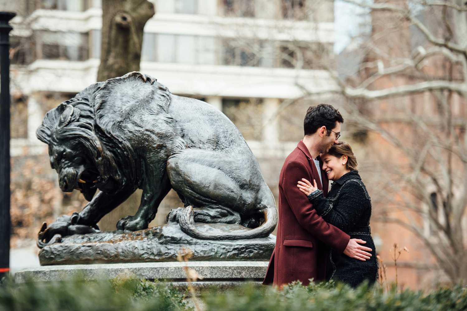 Jeffrey + Jennifer - Rittenhouse Square Proposal - Philadelphia Engagement Session - Alison Dunn Photography photo