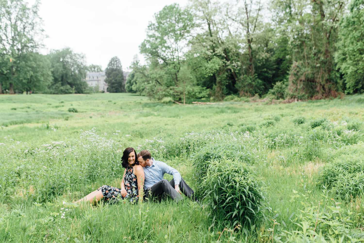 Sandy + Geoff - Haverford College Engagement Session - Main Line Wedding Photographer - Alison Dunn Photography photo