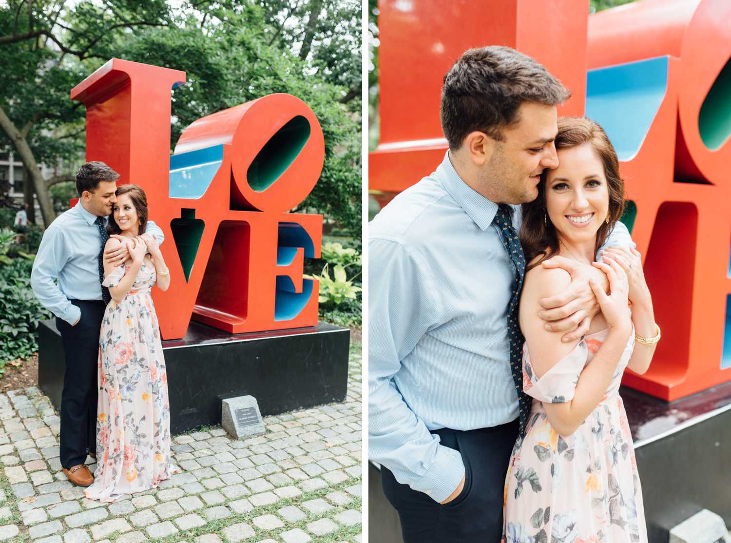 Jessica + Eyad - University of Pennsylvania and Waterworks Engagement Session - Philadelphia Wedding Photographer - Alison Dunn Photography photo