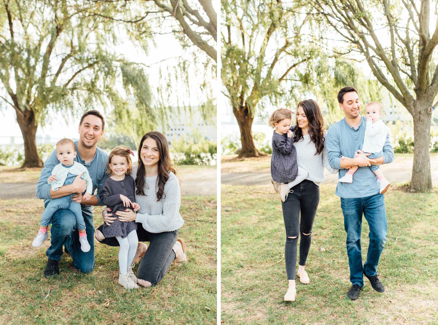 Clare + Matt + Rey + Mia - Penn Treaty Park Family Session - Philadelphia Family Photographer - Alison Dunn Photography photo