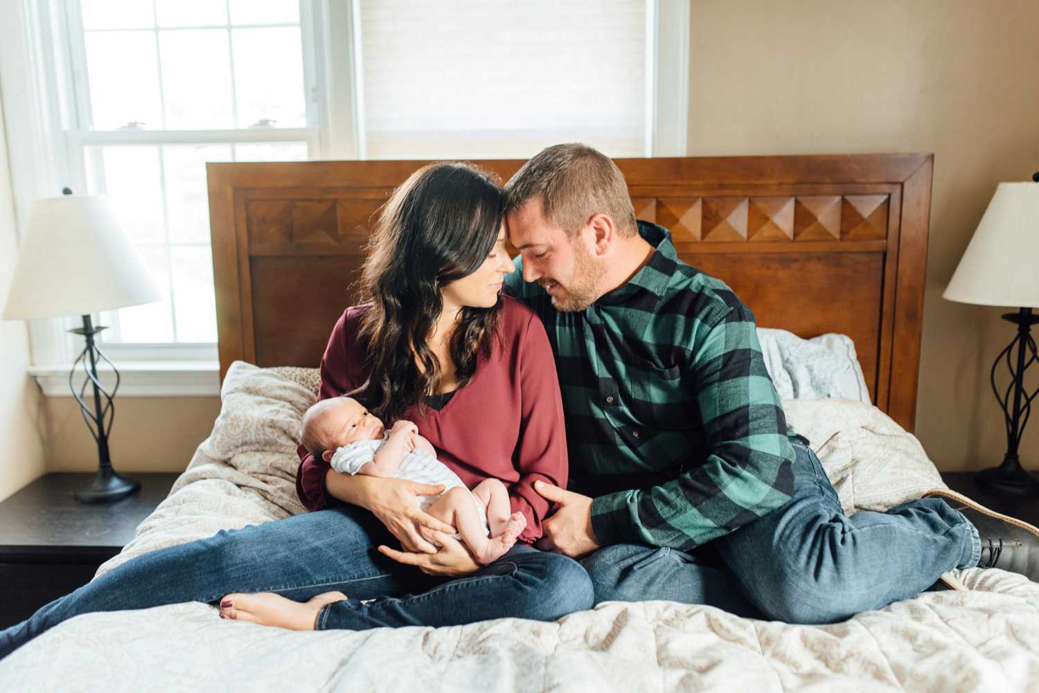 The Darhun Family - Lifestyle Newborn Session - Philadelphia Family Photographer - Alison Dunn Photography photo