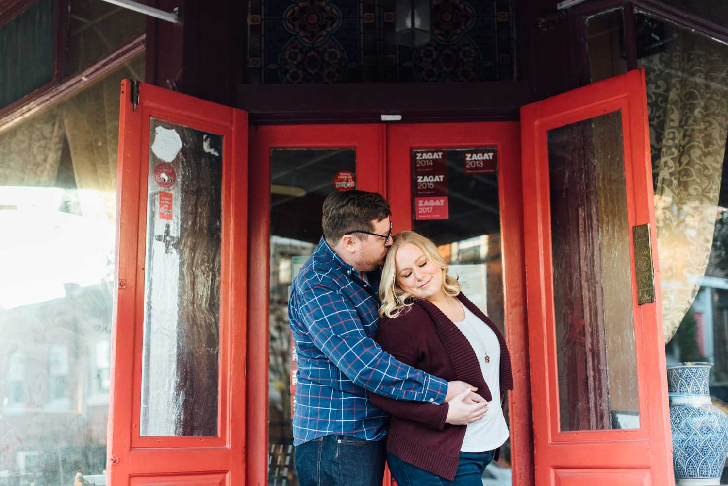 Rose + Corey - Waterworks Engagement Session - Philadelphia Wedding Photographer - Alison Dunn Photography photo