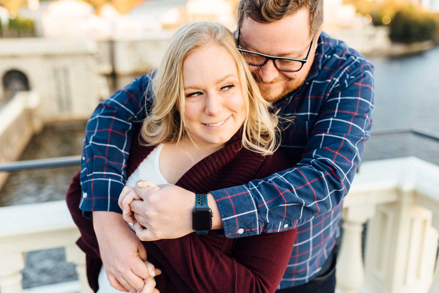 Rose + Corey - Waterworks Engagement Session - Philadelphia Wedding Photographer - Alison Dunn Photography photo