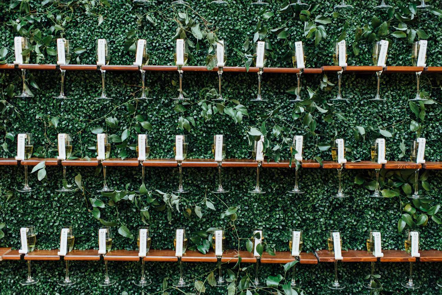 Champagne Wall - Jessica + Eyad - College of Physicians Wedding - Philadelphia Wedding Photographer - Ailson Dunn Photography photo