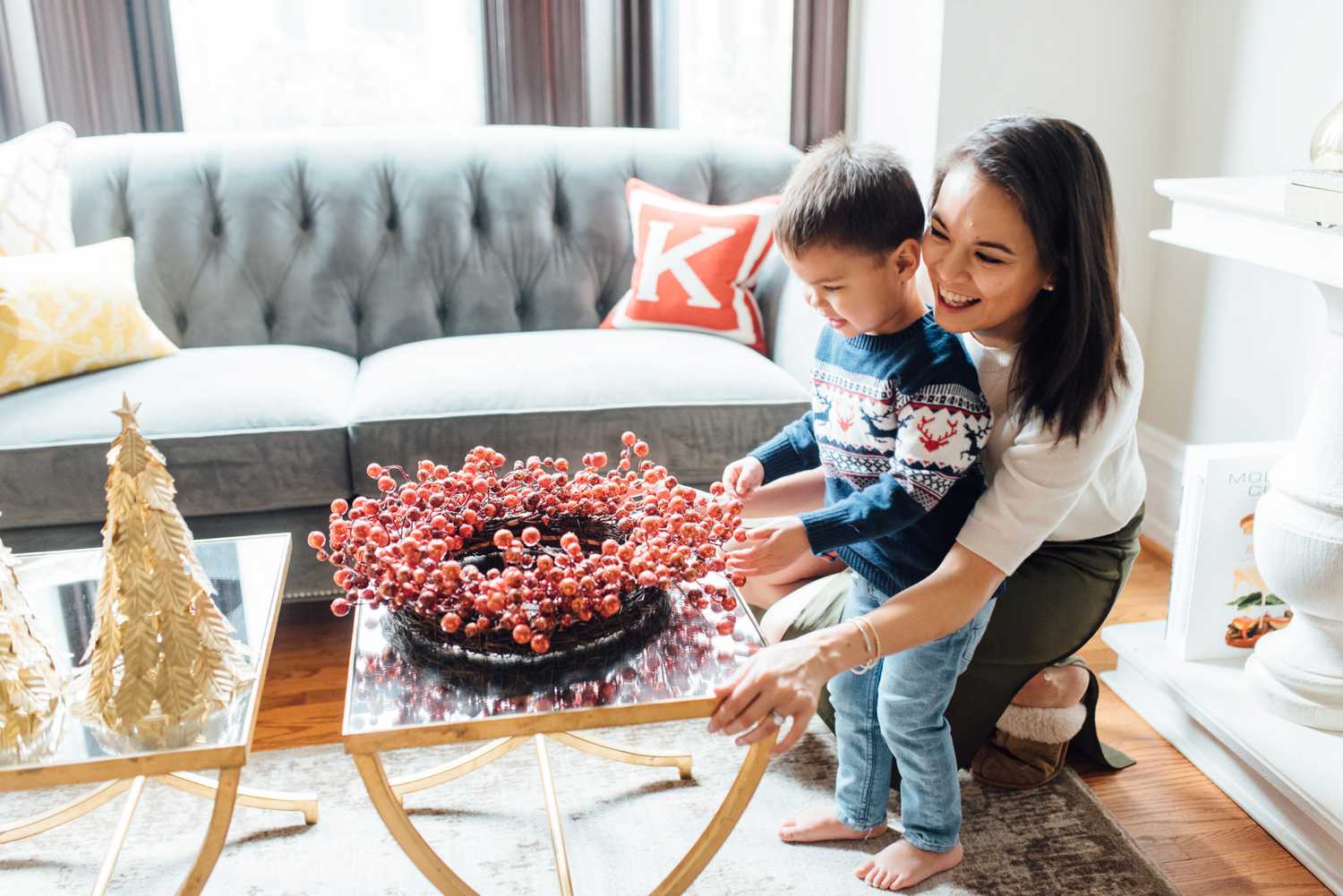 Lindsay + Dan - Fitler Square In-Home Lifestyle Family Session - Philadelphia Family Photographer - Alison Dunn Photography photo