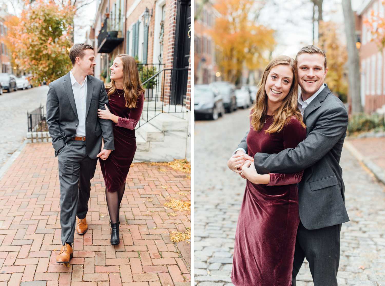 Tyler + Jen - Old City Engagement Session - Philadelphia Engagement Photographer - Alison Dunn Photography photo