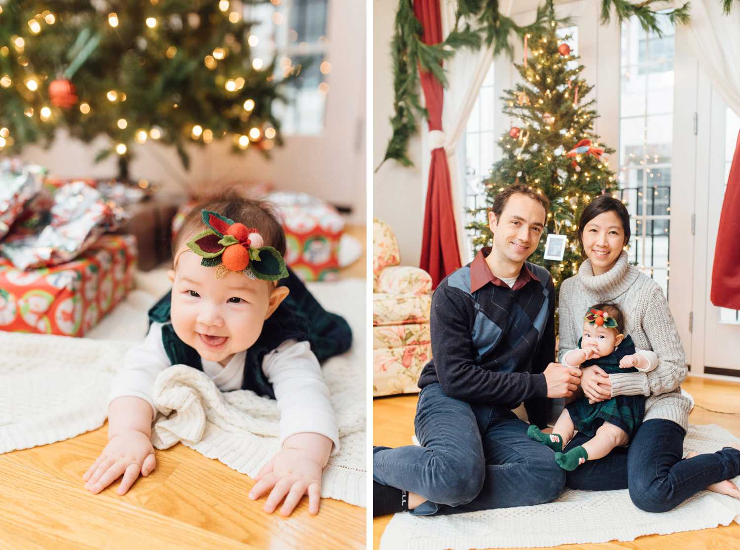 Matt + Una + Julia - In-Home Family Session - Philadelphia Family Photographer - Alison Dunn Photography photo