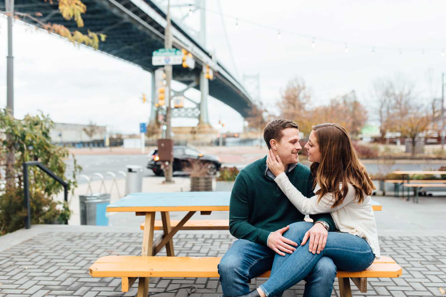 Tyler + Jen - La Peg Old City Engagement Session - Philadelphia Engagement Photographer - Alison Dunn Photography photo