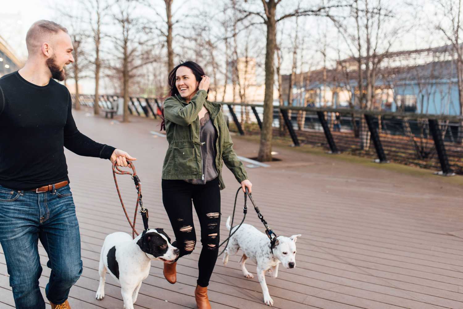 Roni + Graham - Race Street Pier Anniversary Session - Philadelphia Engagement Photographer - Alison Dunn Photography photo