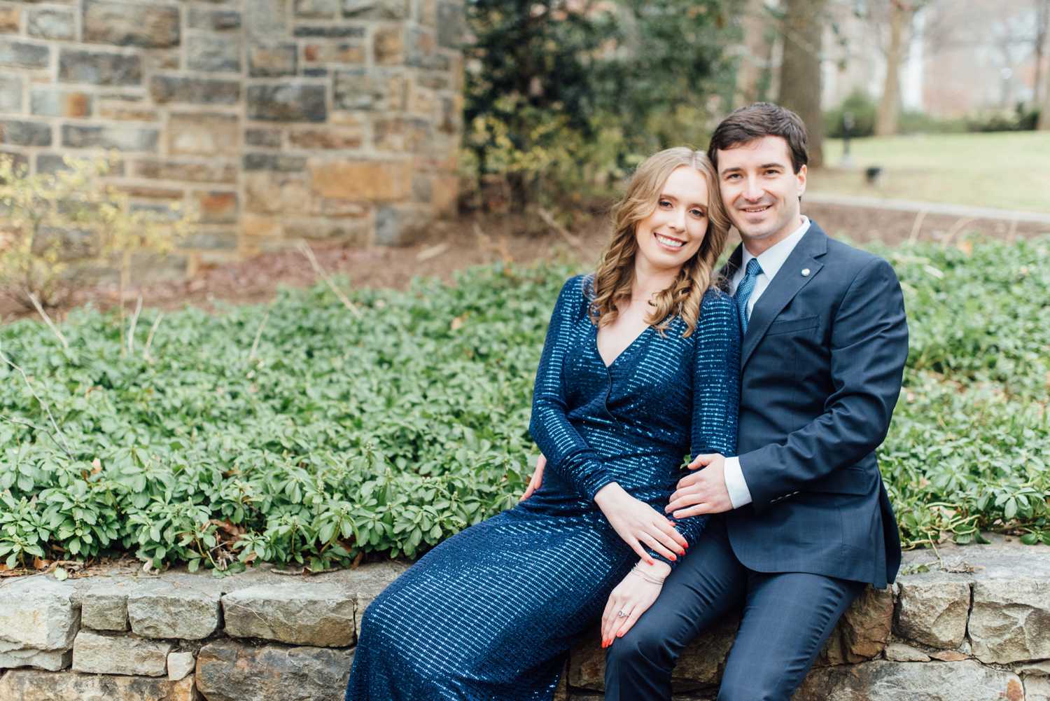 Anna + Mike - Lehigh University Engagement Session - Bethlehem Wedding Photographer - Alison Dunn Photography photo