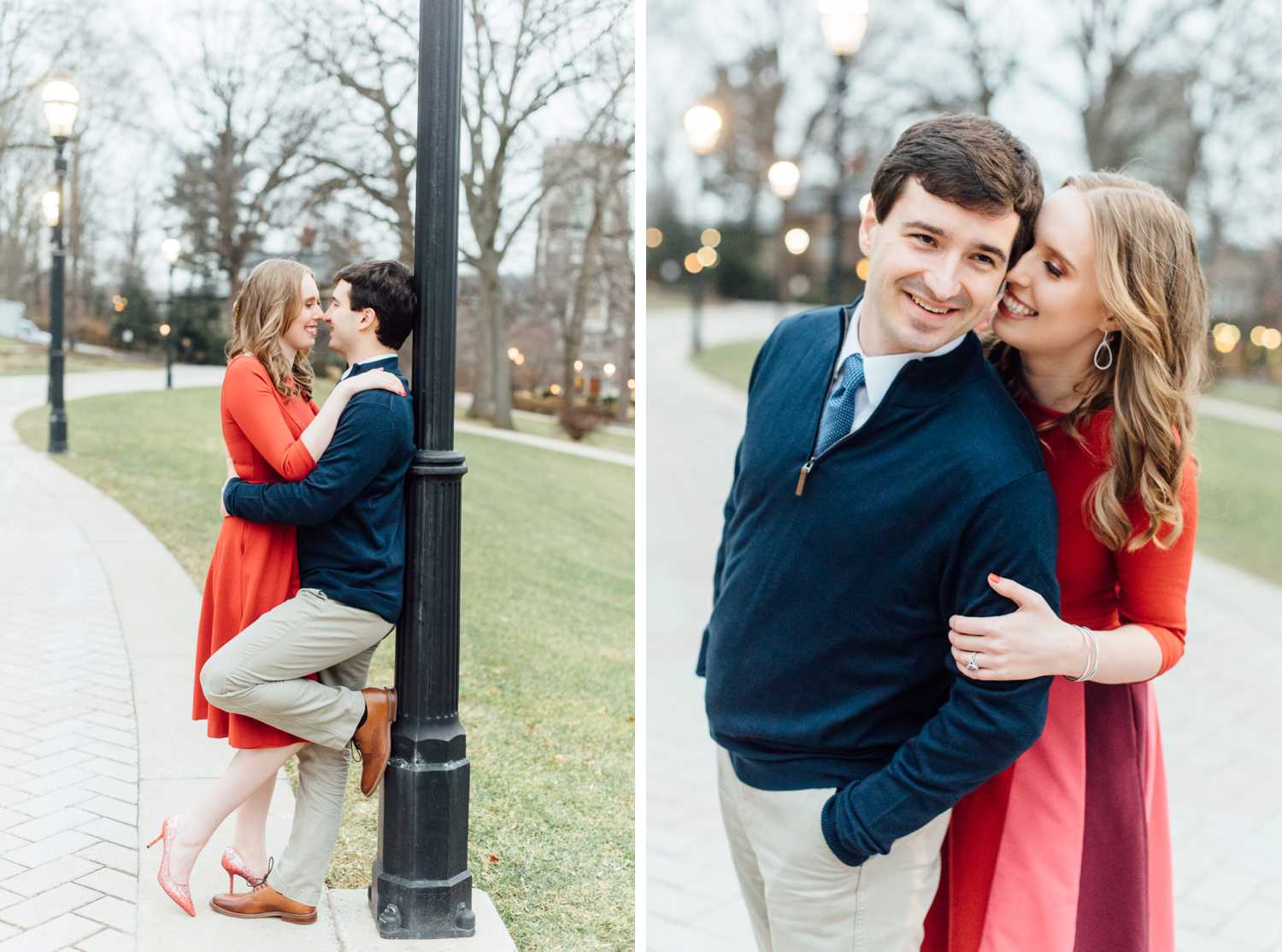 Anna + Mike - Lehigh University Engagement Session - Bethlehem Wedding Photographer - Alison Dunn Photography photo