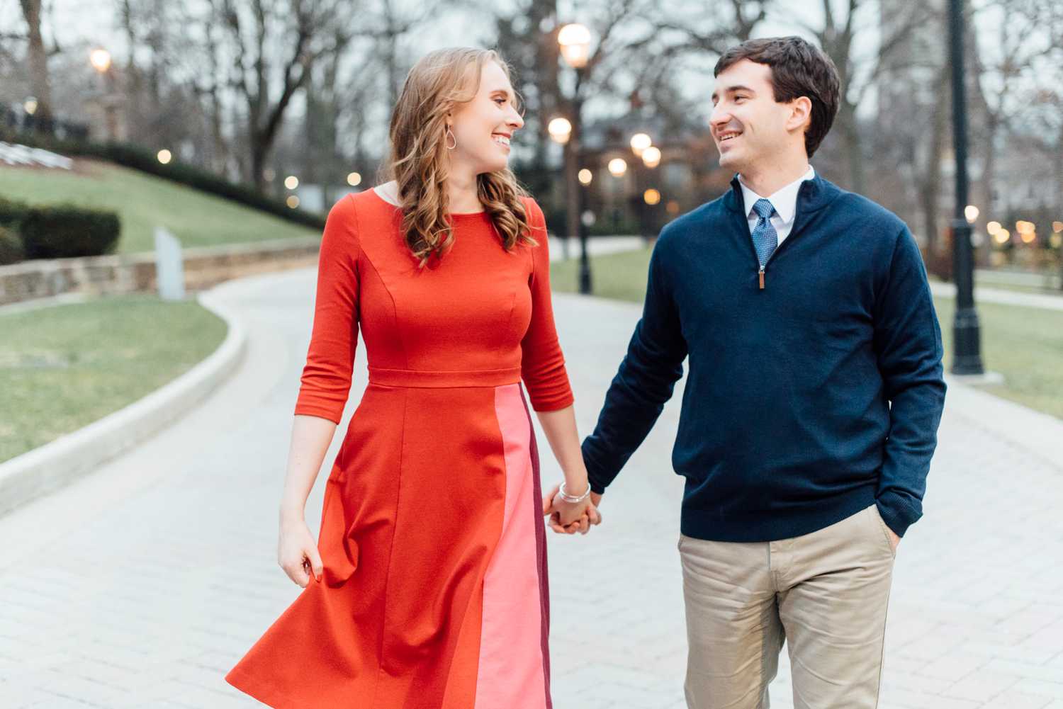 Anna + Mike - Lehigh University Engagement Session - Bethlehem Wedding Photographer - Alison Dunn Photography photo