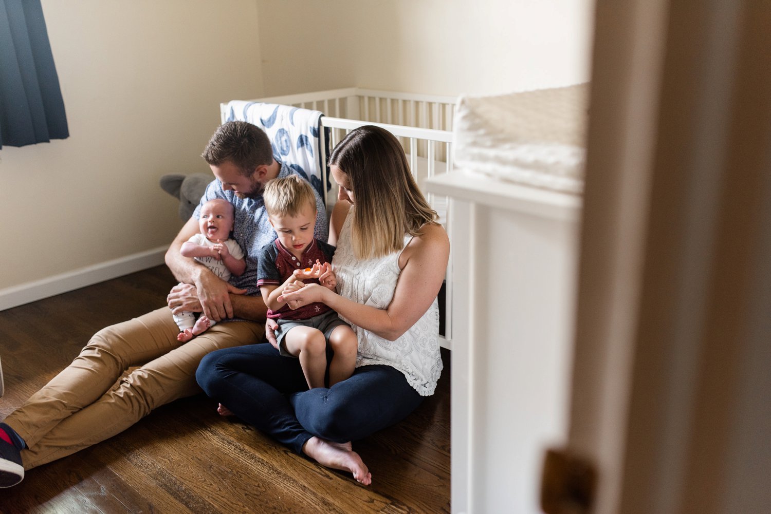 Mills Family - Cherry Hill Newborn Session - South Jersey Family Photographer - Alison Dunn Photography photo