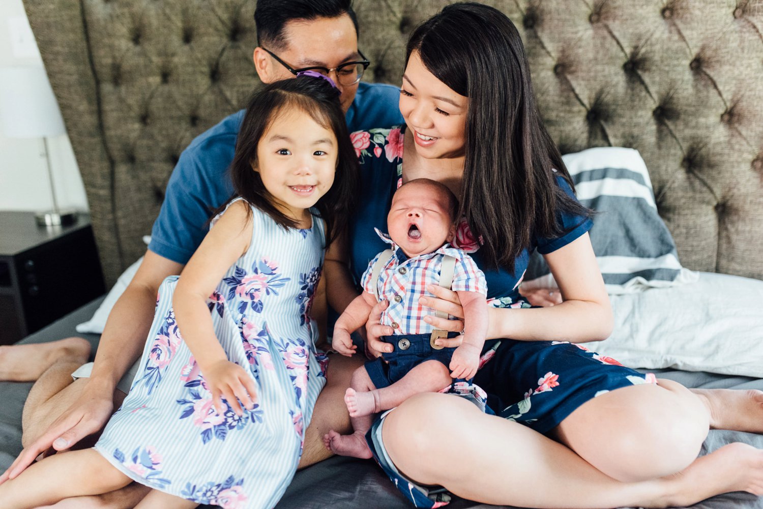 Yen Family - Havertown Lifestyle Newborn Session - Philadelphia Family Photographer - Alison Dunn Photography photo