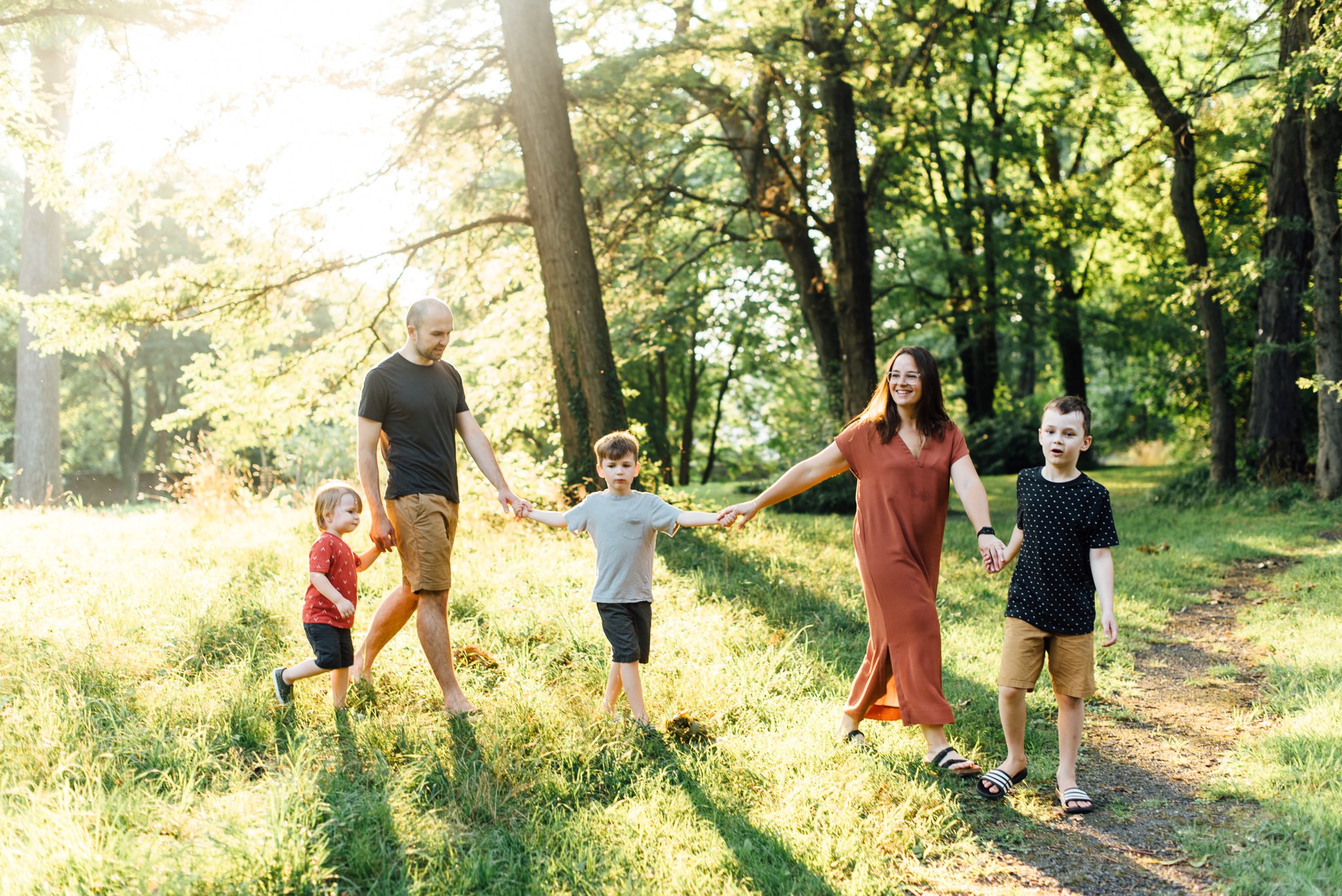 Kravets Family - Awbury Arboretum Family Session - Philadelphia Family Photographer - Alison Dunn Photography photo