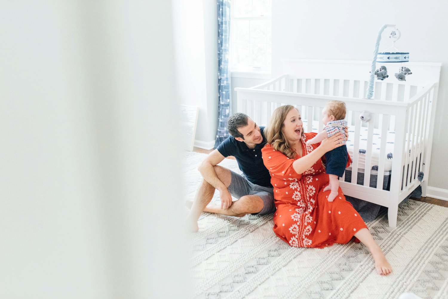 Simel Family - Wayne In-Home Lifestyle Newborn Session - Philadelphia Family Photographer - Alison Dunn Photography photo