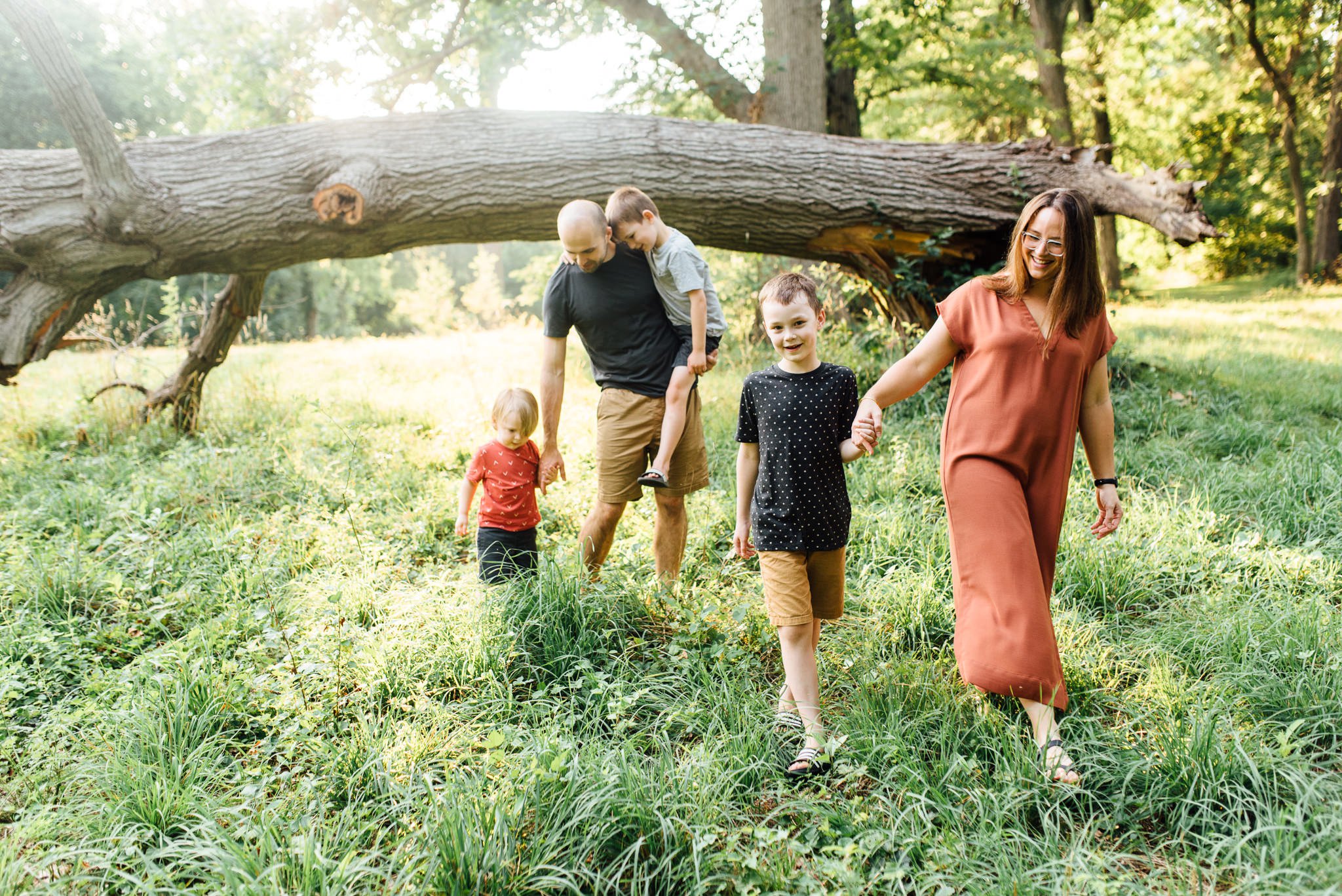 Kravets Family - Awbury Arboretum Family Session - Philadelphia Family Photographer - Alison Dunn Photography photo