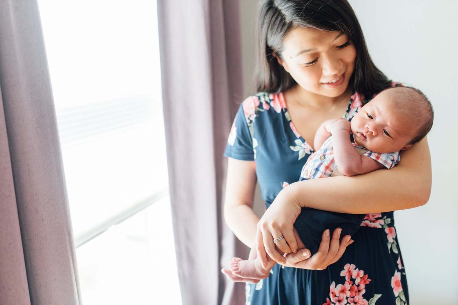 Yen Family - Havertown Lifestyle Newborn Session - Philadelphia Family Photographer - Alison Dunn Photography photo