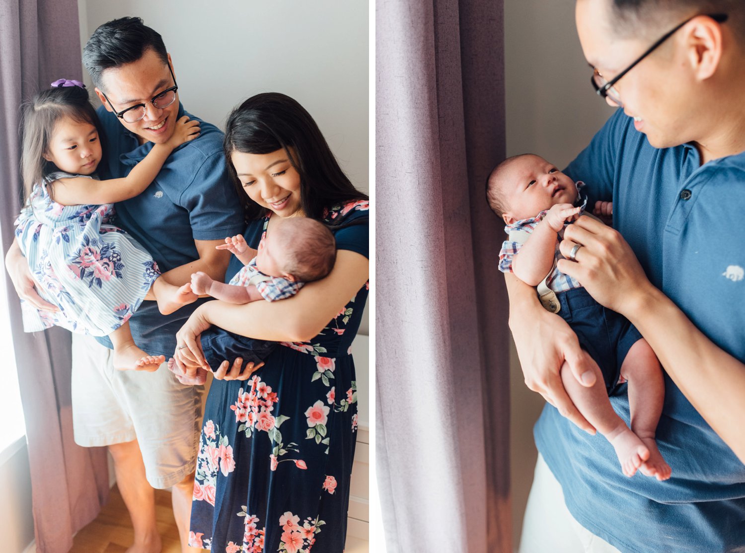 Yen Family - Havertown Lifestyle Newborn Session - Philadelphia Family Photographer - Alison Dunn Photography photo