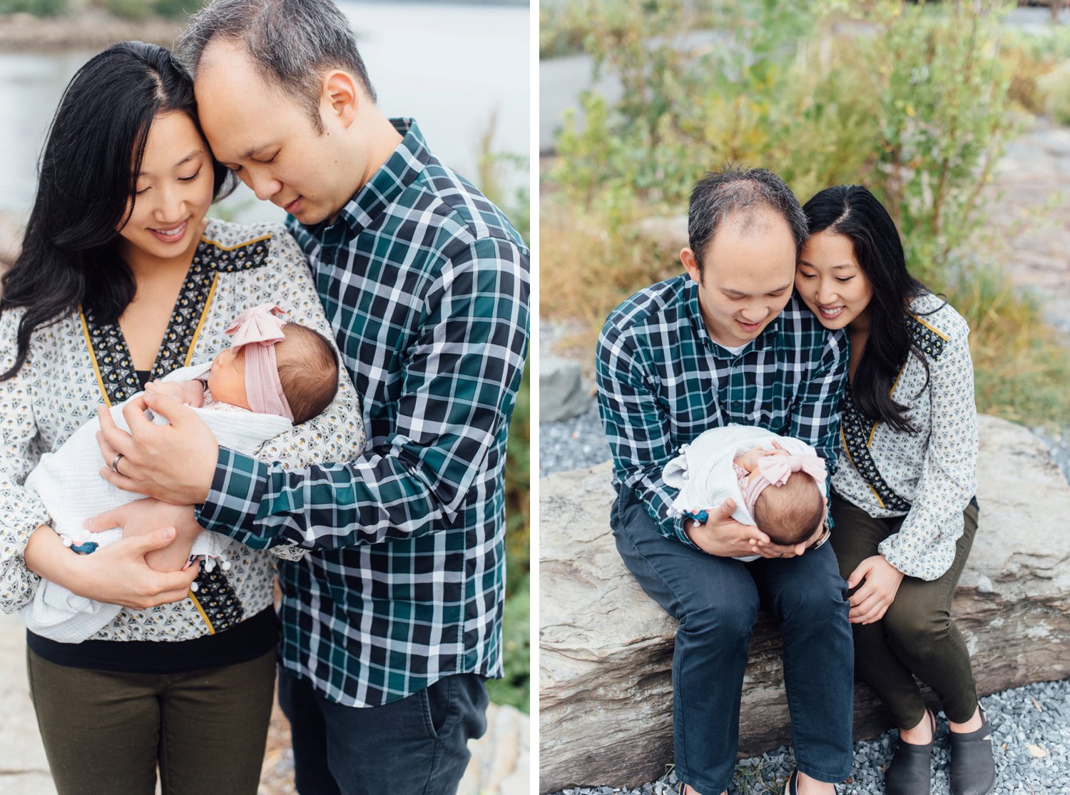 Kwon Family - Penn Treaty Park Family Session - Philadelphia Newborn Photographer - Alison Dunn Photography photo