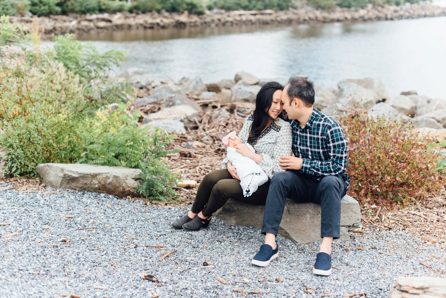 Kwon Family - Penn Treaty Park Family Session - Philadelphia Newborn Photographer - Alison Dunn Photography photo