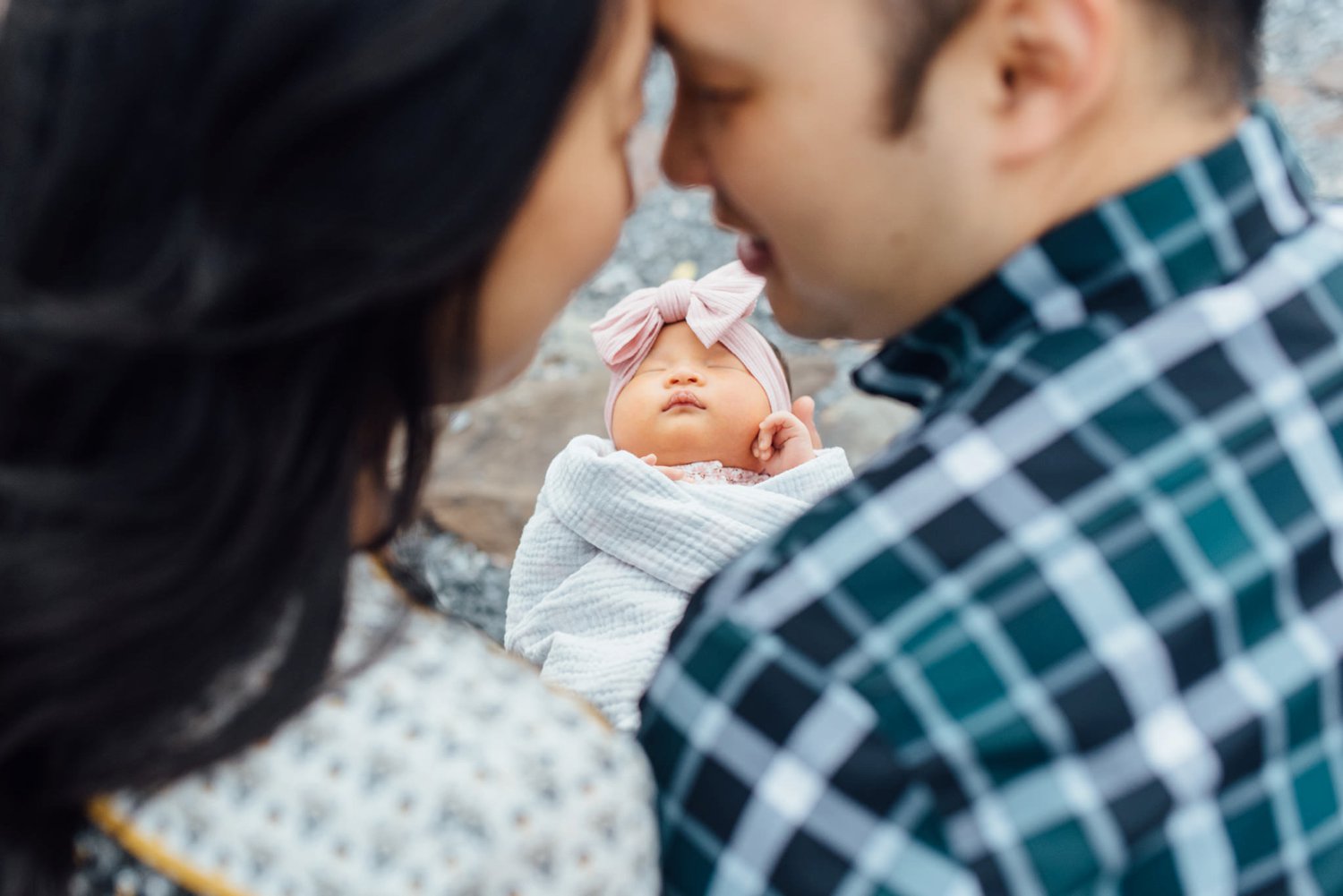 Kwon Family - Penn Treaty Park Family Session - Philadelphia Newborn Photographer - Alison Dunn Photography photo