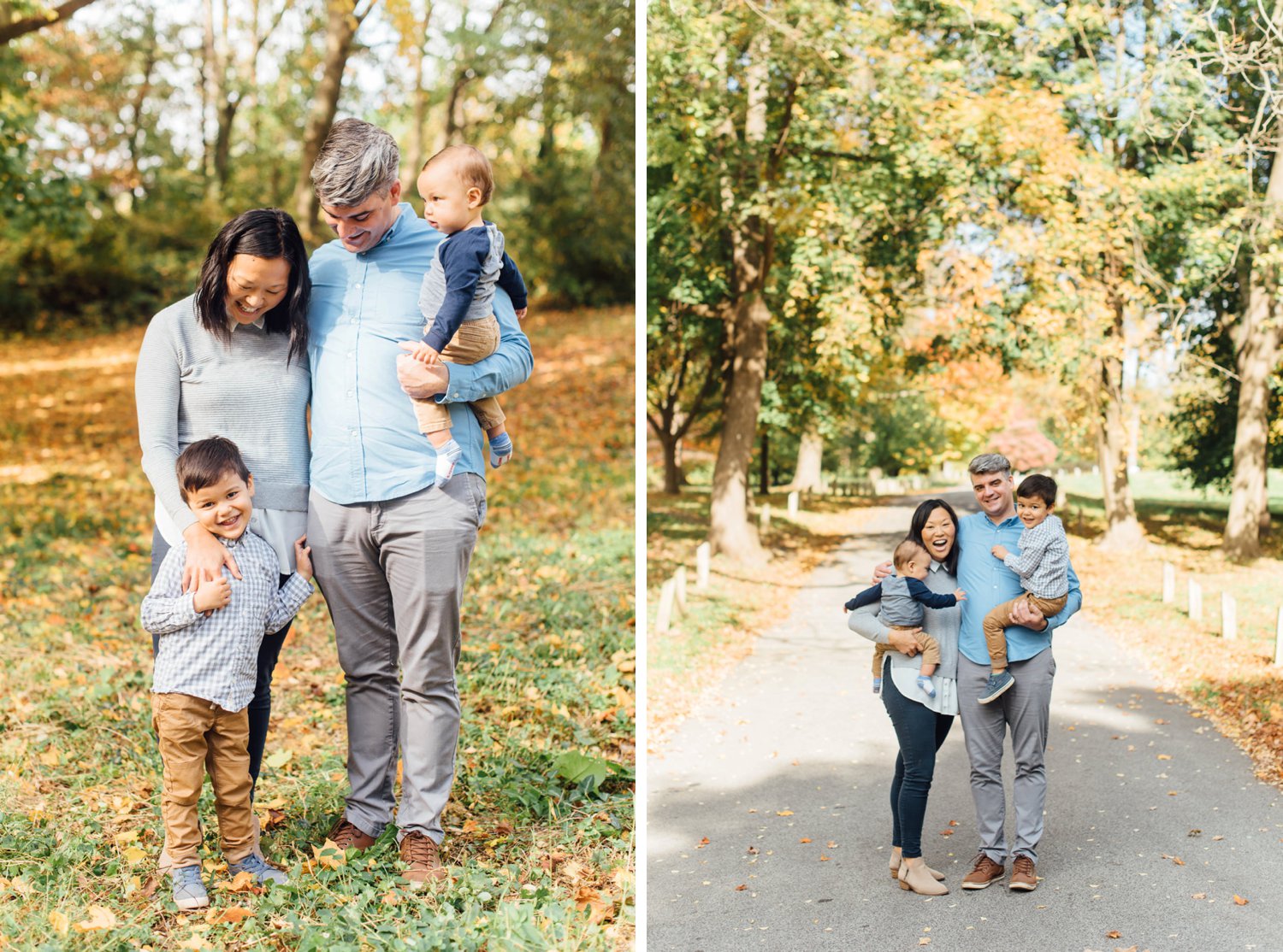 Fall 2020 Mini-Sessions - Awbury Arboretum Family Session - Philadelphia Mini-Session Photographer - Alison Dunn Photography photo