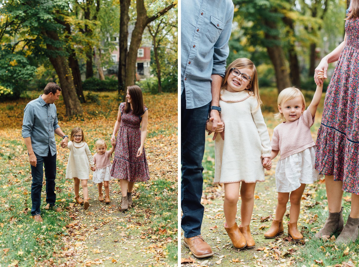 Fall 2020 Mini-Sessions - Awbury Arboretum Family Session - Philadelphia Mini-Session Photographer - Alison Dunn Photography photo