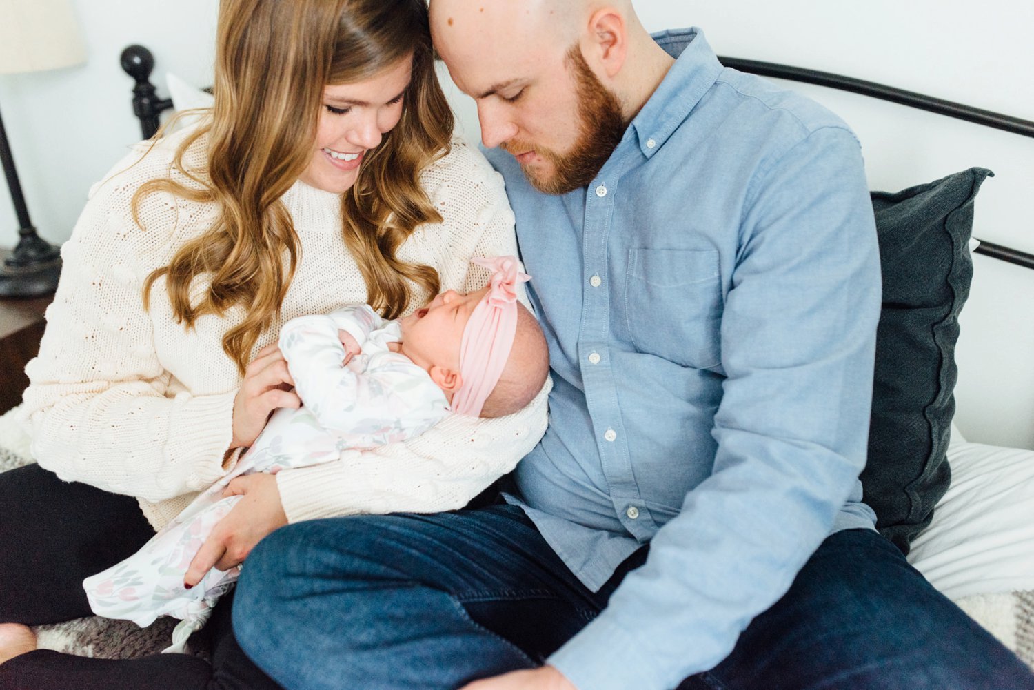 Pershe Family - Arlington Newborn Session - Virginia Family Photographer - Alison Dunn Photography