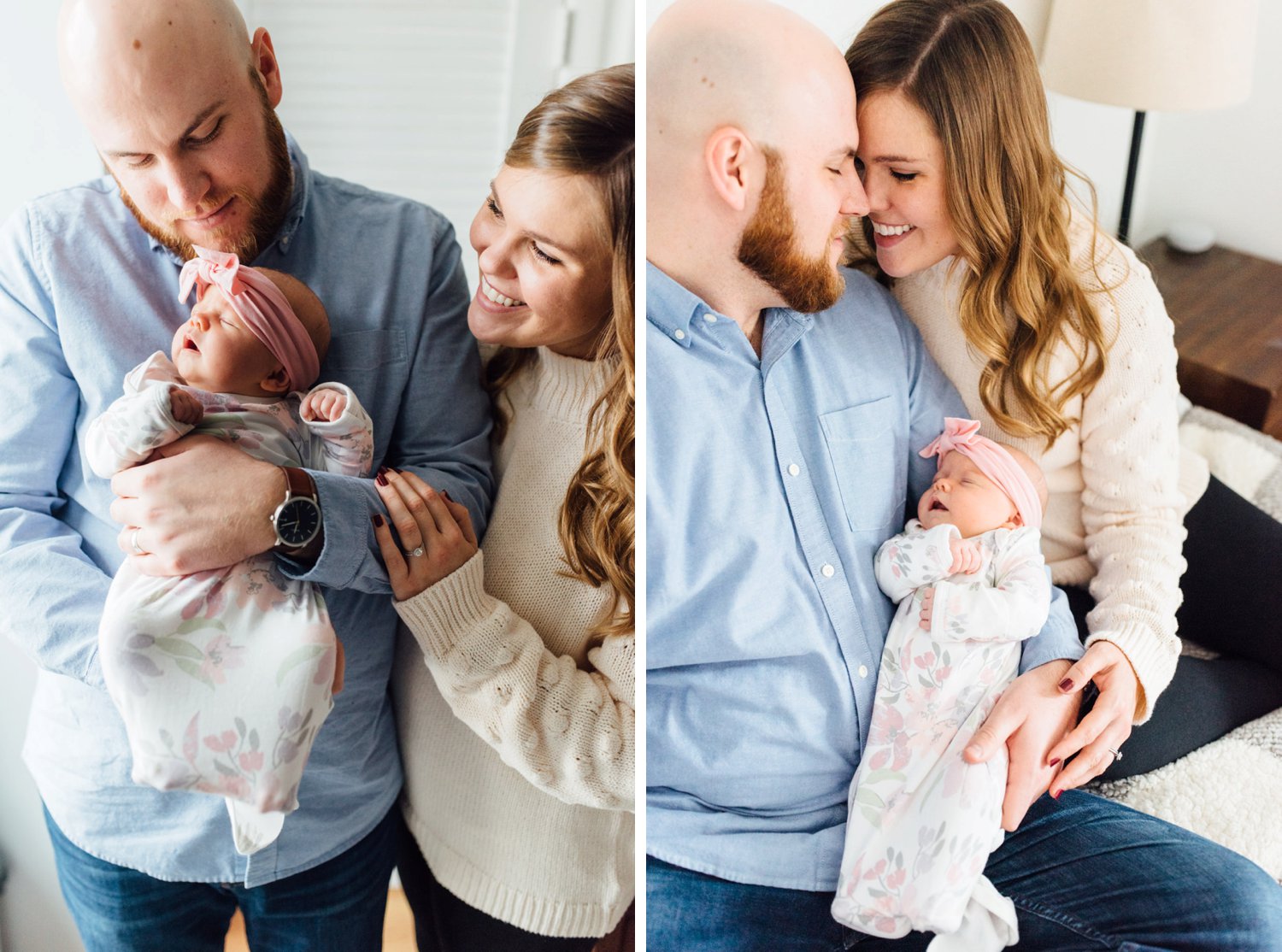 Pershe Family - Arlington Newborn Session - Virginia Family Photographer - Alison Dunn Photography