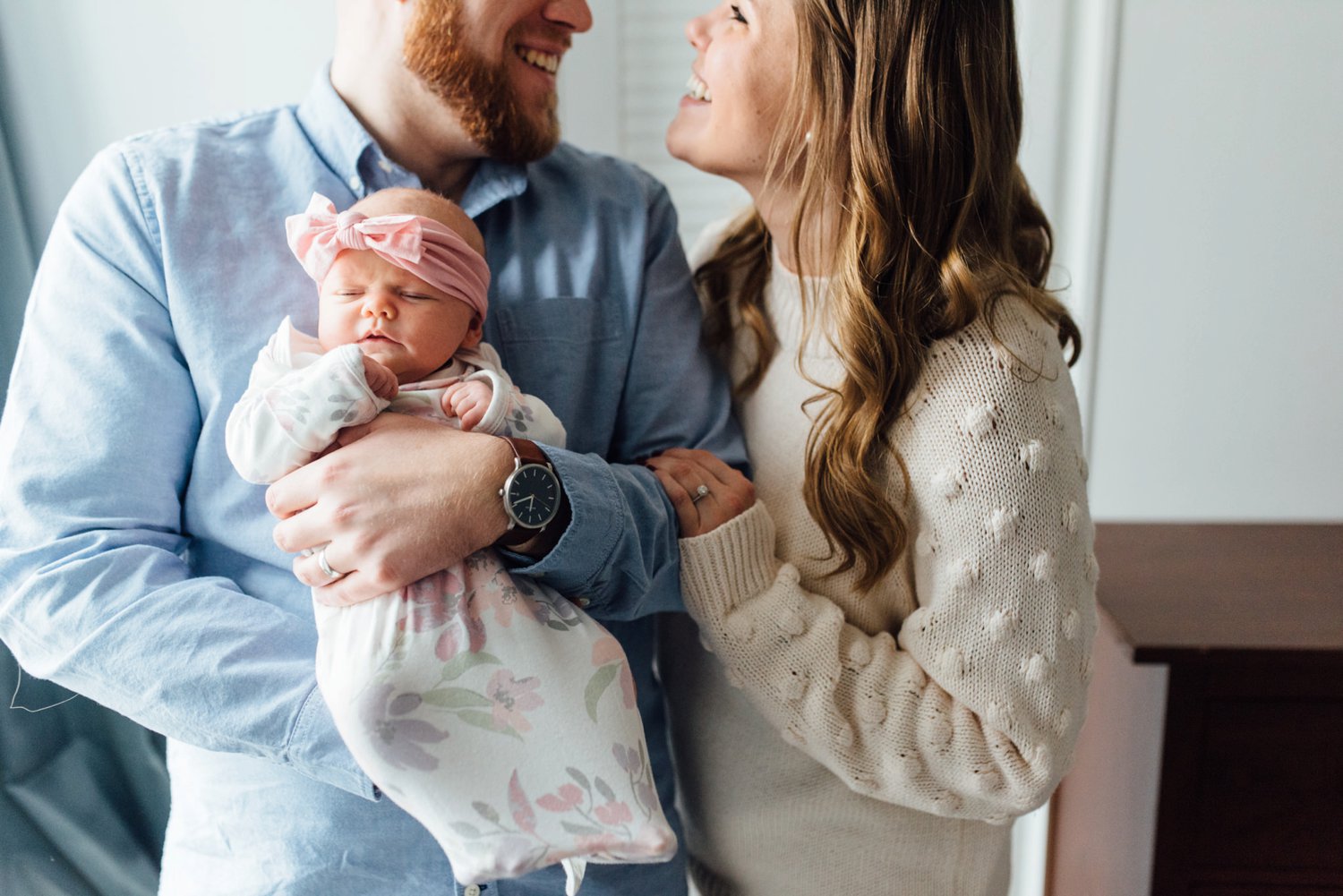 Pershe Family - Arlington Newborn Session - Virginia Family Photographer - Alison Dunn Photography