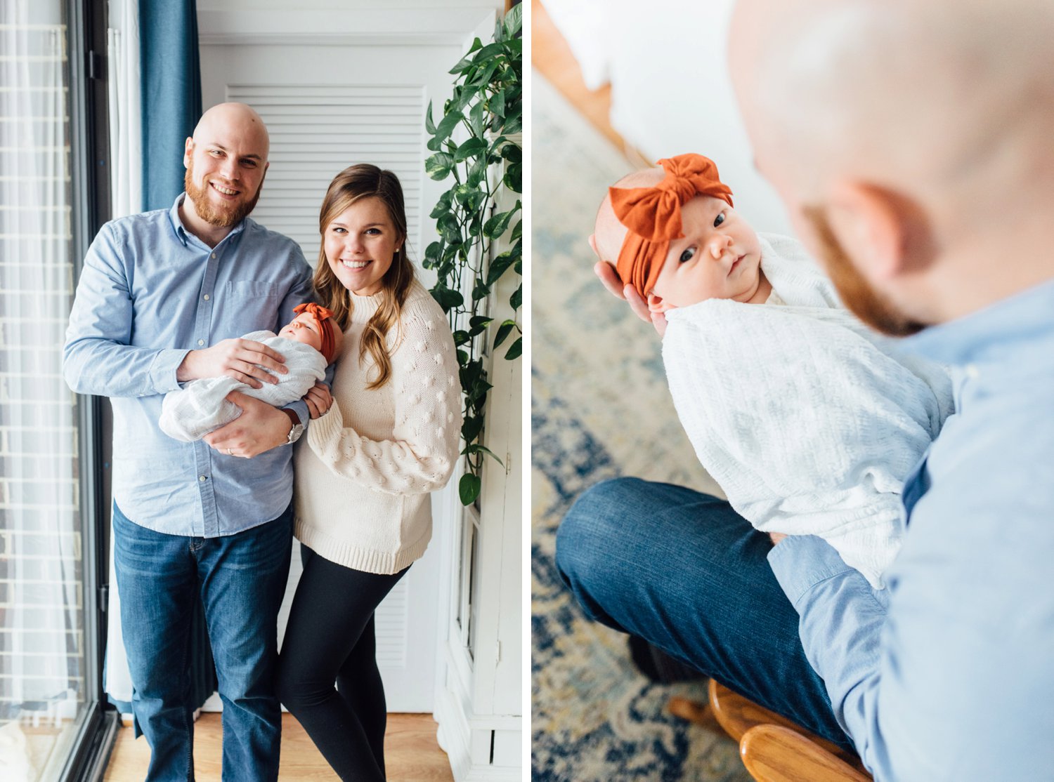 Pershe Family - Arlington Newborn Session - Virginia Family Photographer - Alison Dunn Photography