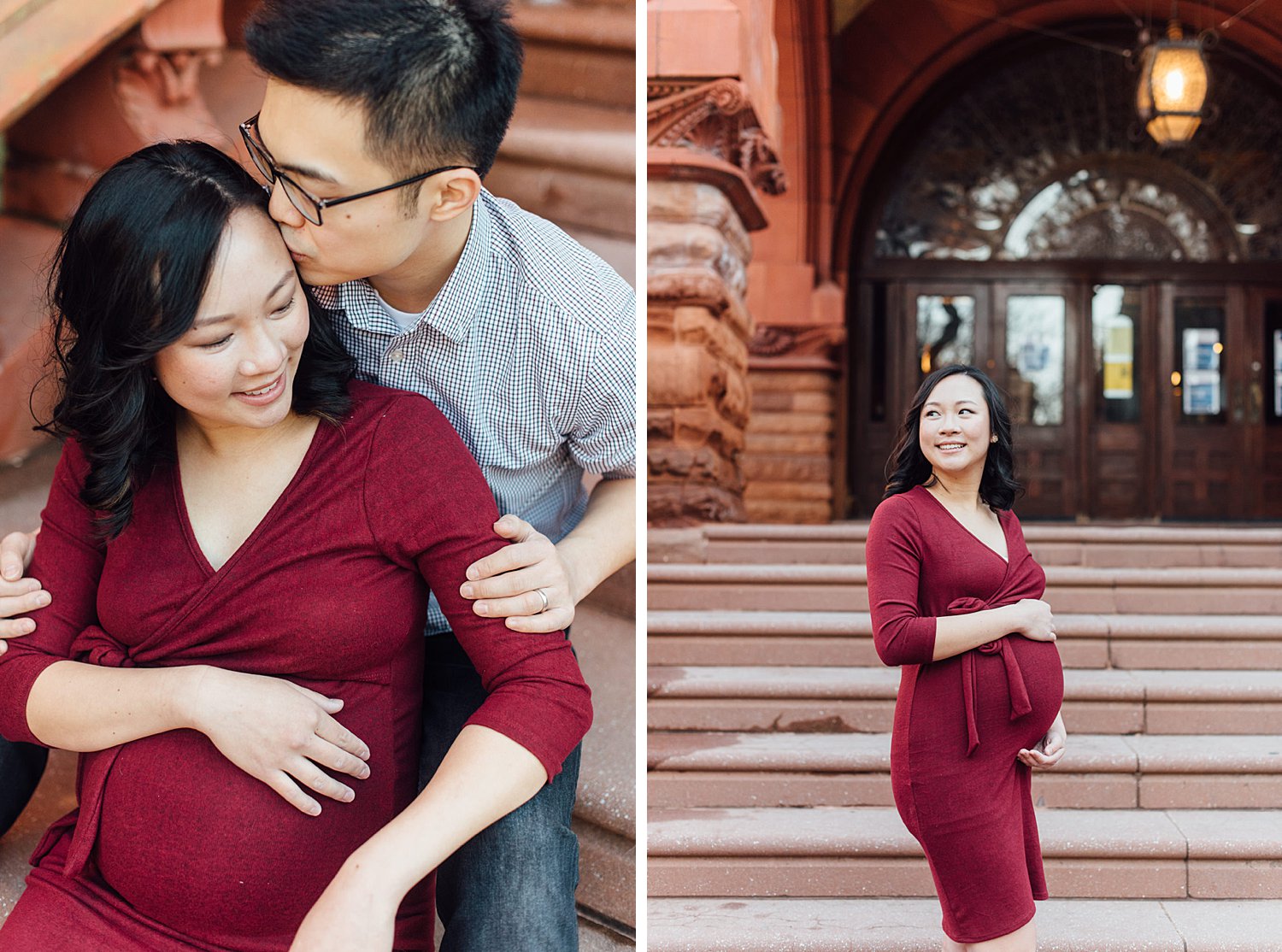 Jenny + Henry - University of Pennsylvania Maternity Session - Philadelphia Anniversary Photographer photo