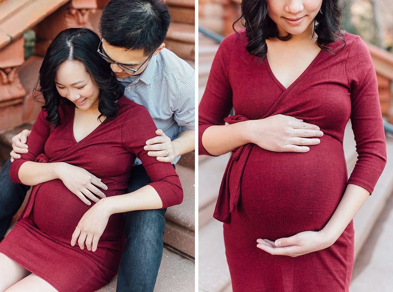 Jenny + Henry - University of Pennsylvania Maternity Session - Philadelphia Anniversary Photographer photo