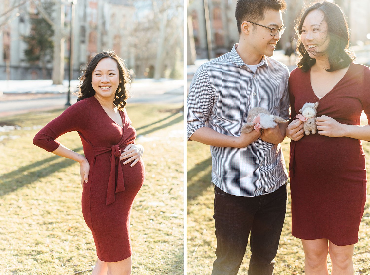 Jenny + Henry - University of Pennsylvania Maternity Session - Philadelphia Anniversary Photographer photo