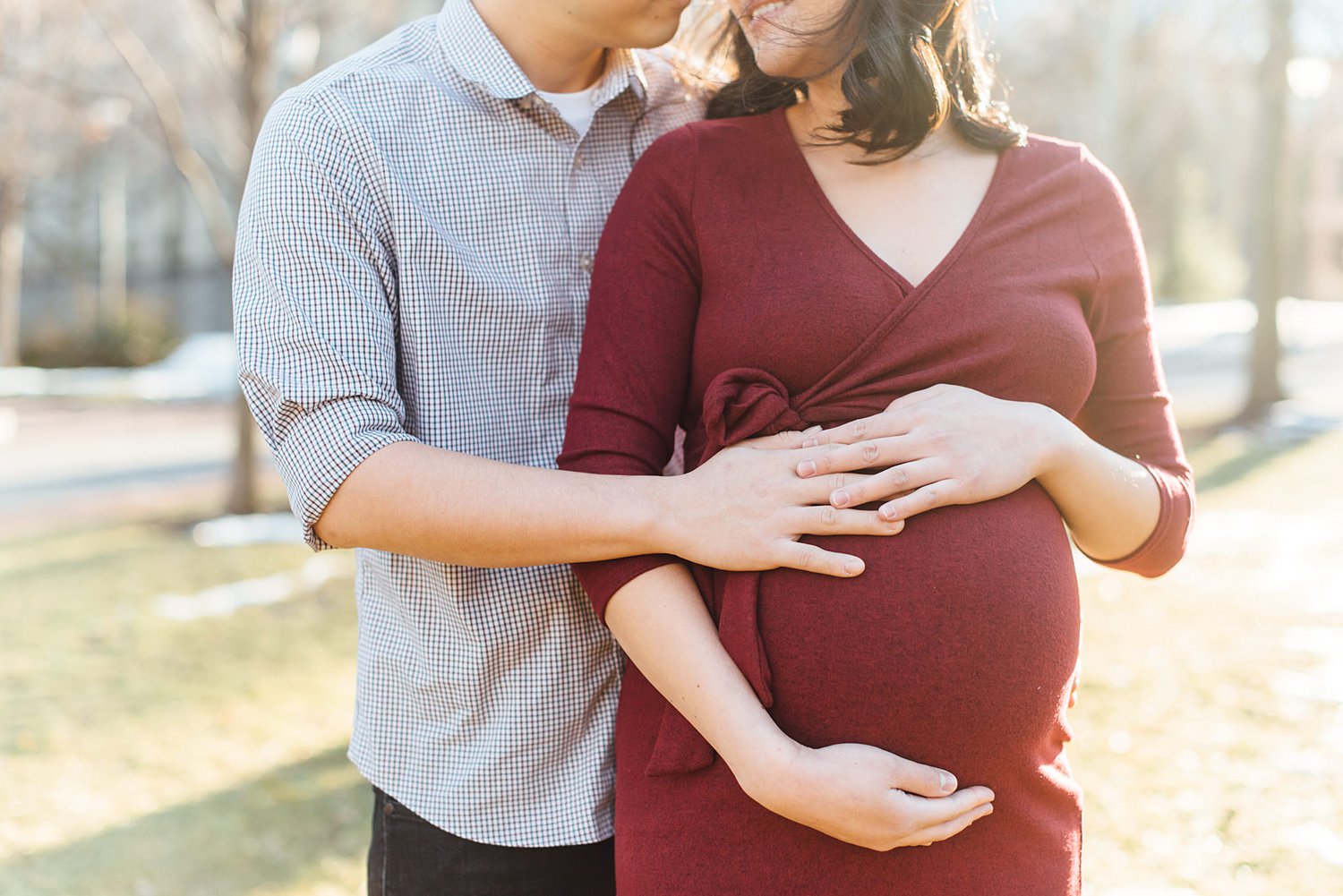 Jenny + Henry - University of Pennsylvania Maternity Session - Philadelphia Anniversary Photographer photo