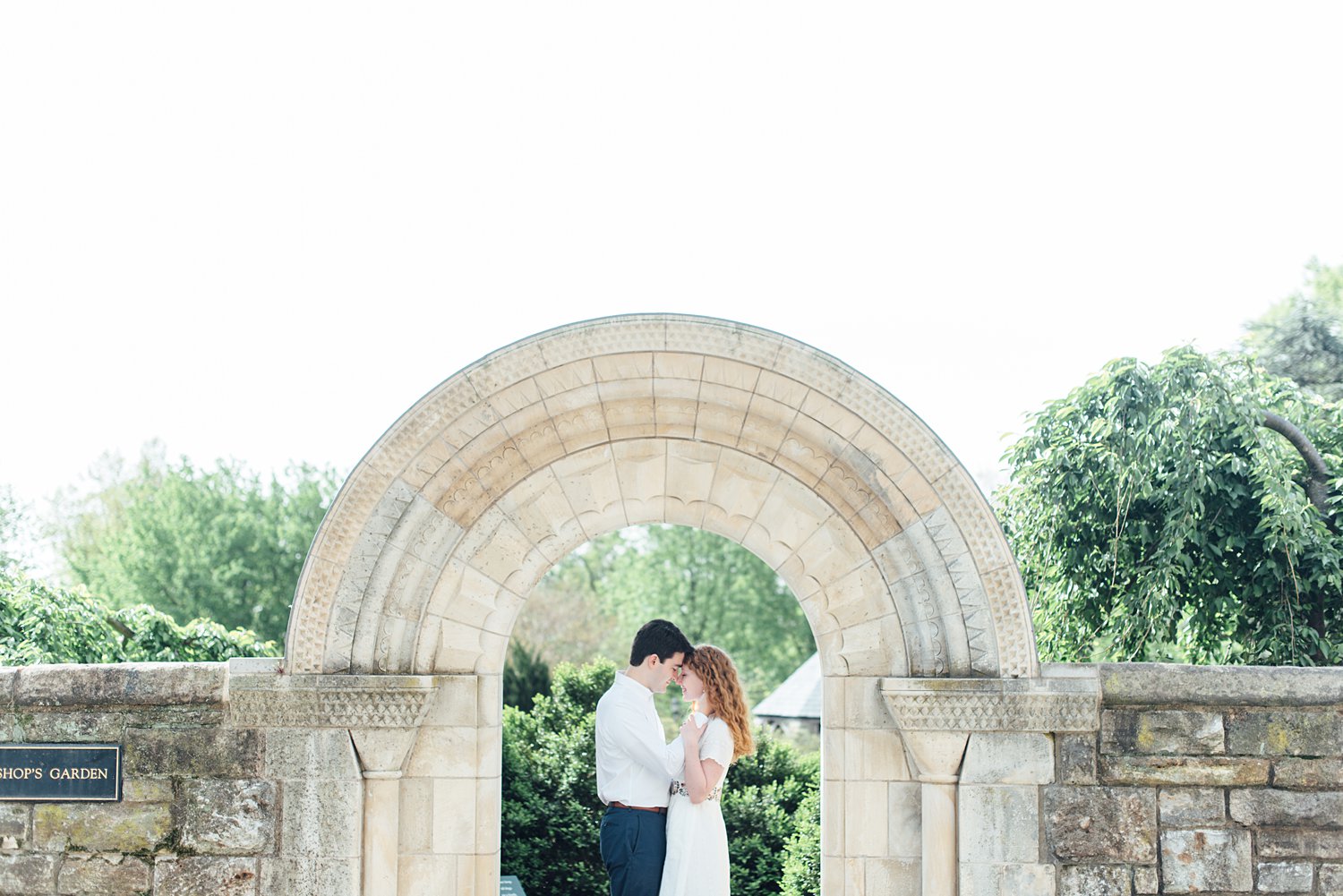 Allie + James - National Cathedral Engagement Session - Washington DC Wedding Photographer - Alison Dunn Photography photo