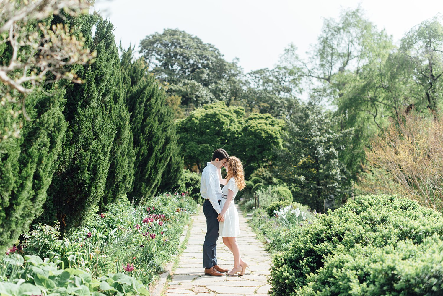 Allie + James - National Cathedral Engagement Session - Washington DC Wedding Photographer - Alison Dunn Photography photo