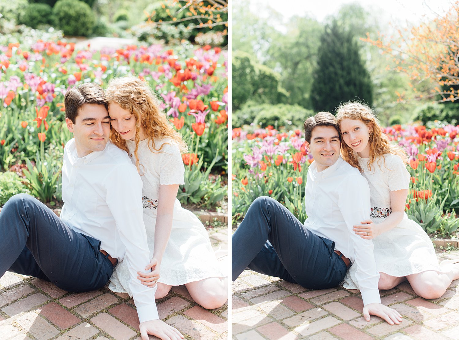 Allie + James - National Cathedral Engagement Session - Washington DC Wedding Photographer - Alison Dunn Photography photo