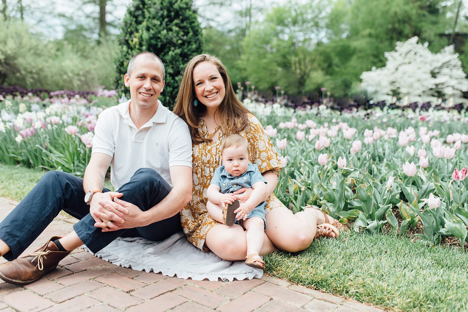 Jenna + Dave + Dylan - Longwood Gardens Family Session - Chester County Family Photographer - Alison Dunn Photography photo