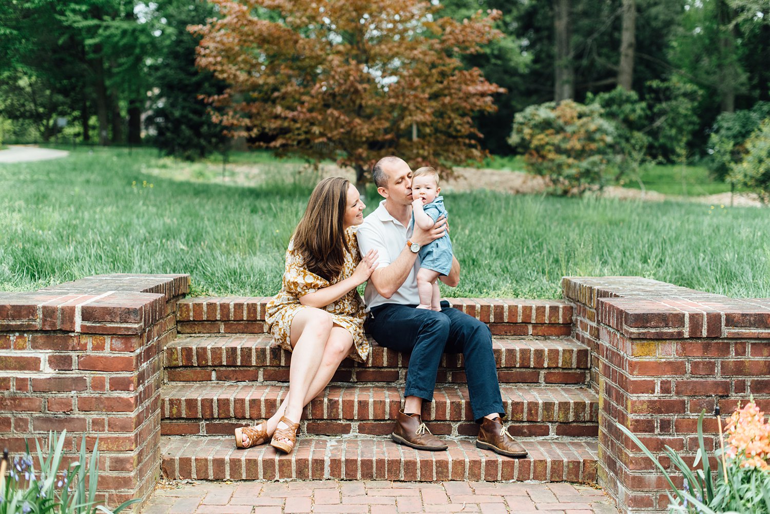 Jenna + Dave + Dylan - Longwood Gardens Family Session - Chester County Family Photographer - Alison Dunn Photography photo