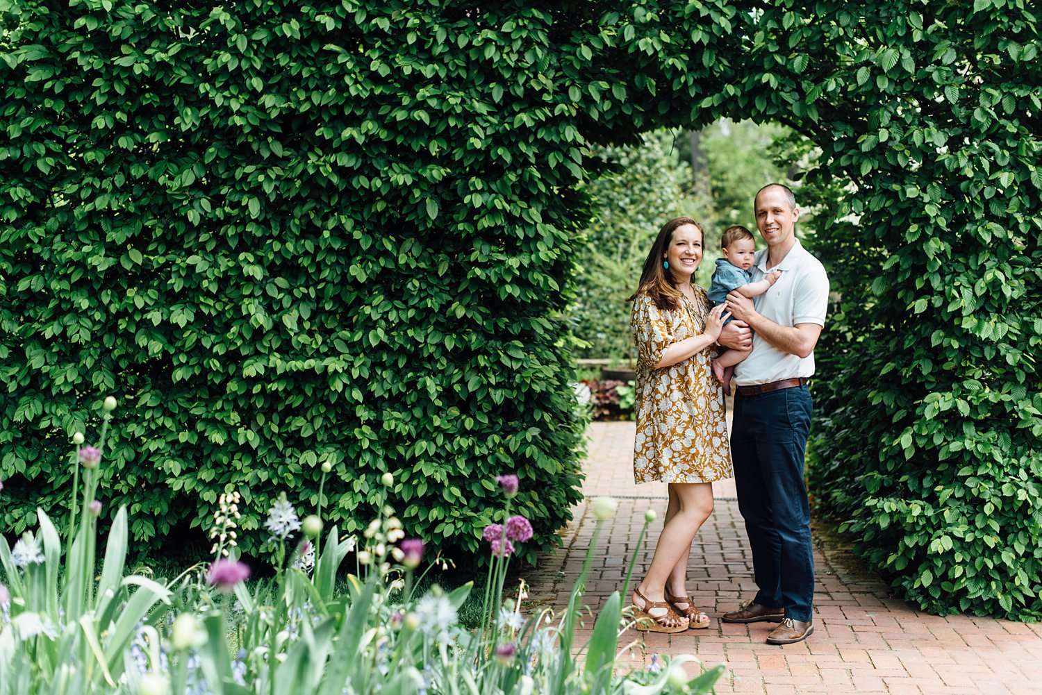 Jenna + Dave + Dylan - Longwood Gardens Family Session - Chester County Family Photographer - Alison Dunn Photography photo