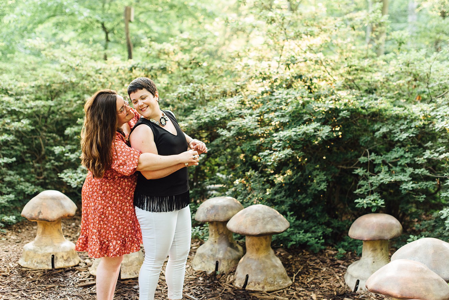Sylvia + Sarah - Winterthur Engagement Session - Delaware Wedding Photographer - Alison Dunn Photography photo