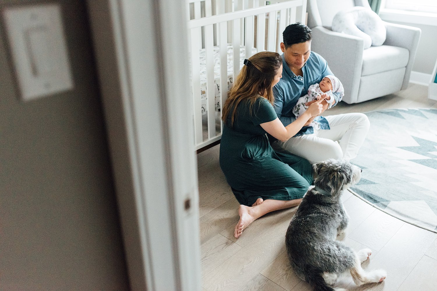 Le Family - Fishtown Newborn Session - Philadelphia Lifestyle Family Photographer - Alison Dunn Photography photo