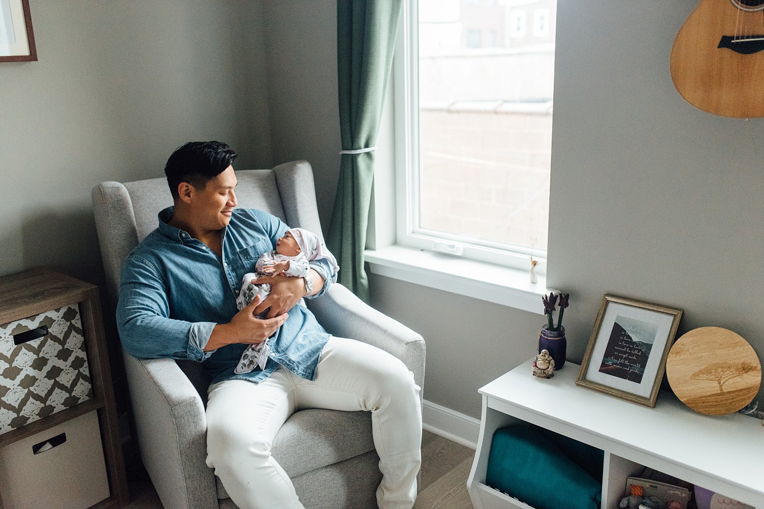 Le Family - Fishtown Newborn Session - Philadelphia Lifestyle Family Photographer - Alison Dunn Photography photo