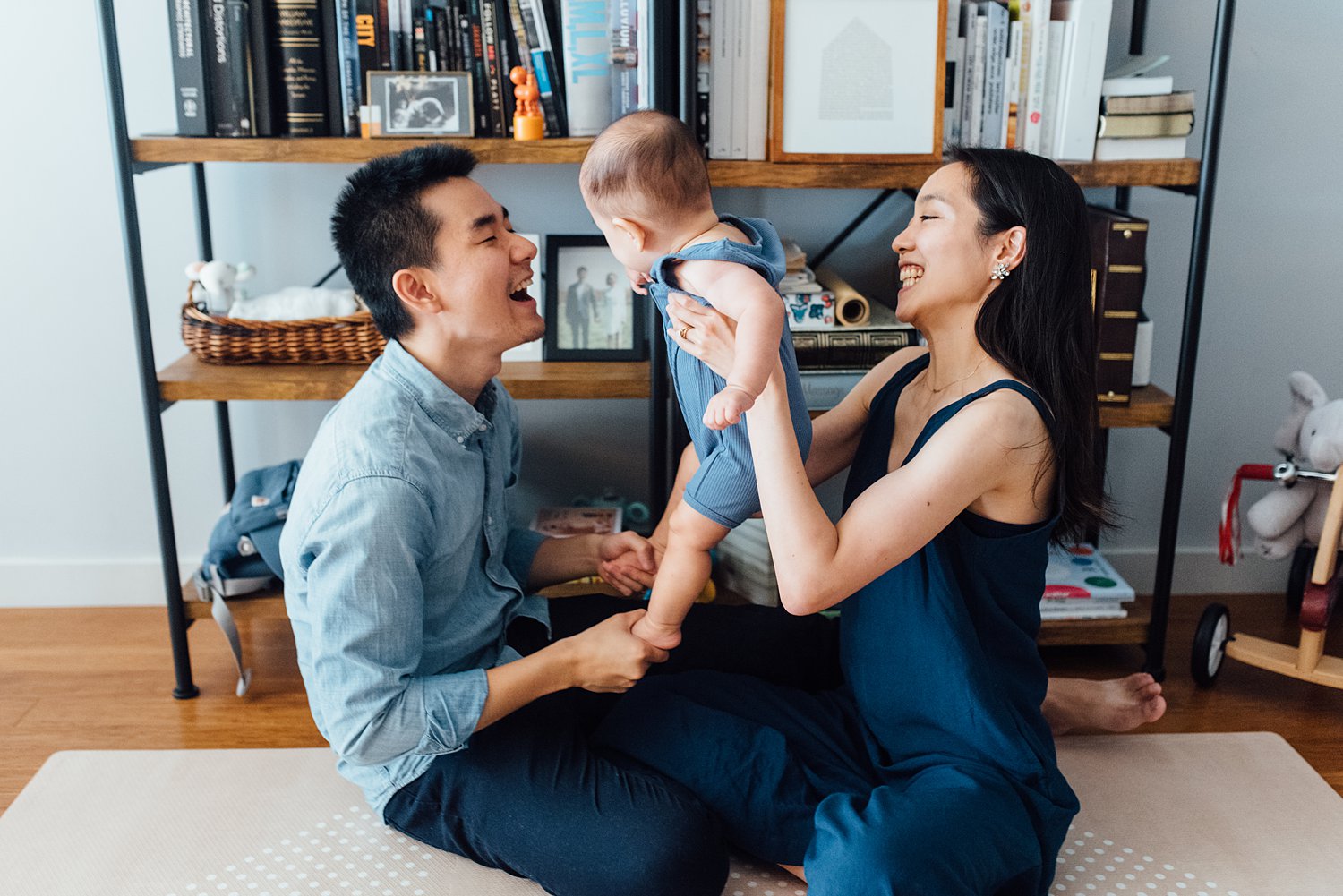 Yoona + Peter + Jude - Fishtown Family Session - Maryland Family Photographer - Alison Dunn Photography photo